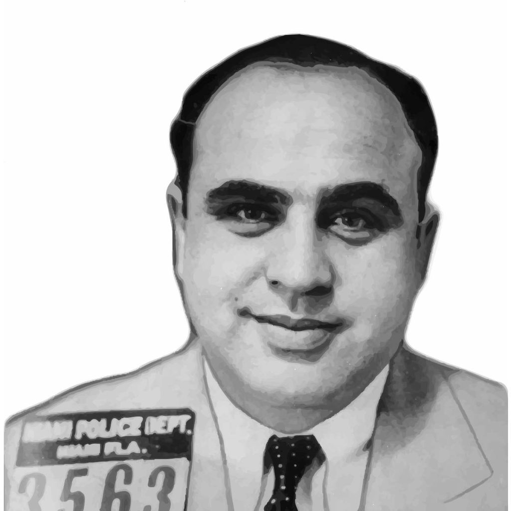 Al Capone, fotografija preuzeta s Free SVG