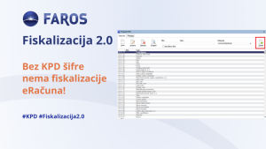Odabir KPD oznaka u Klasusu za fiskalizaciju 2.0