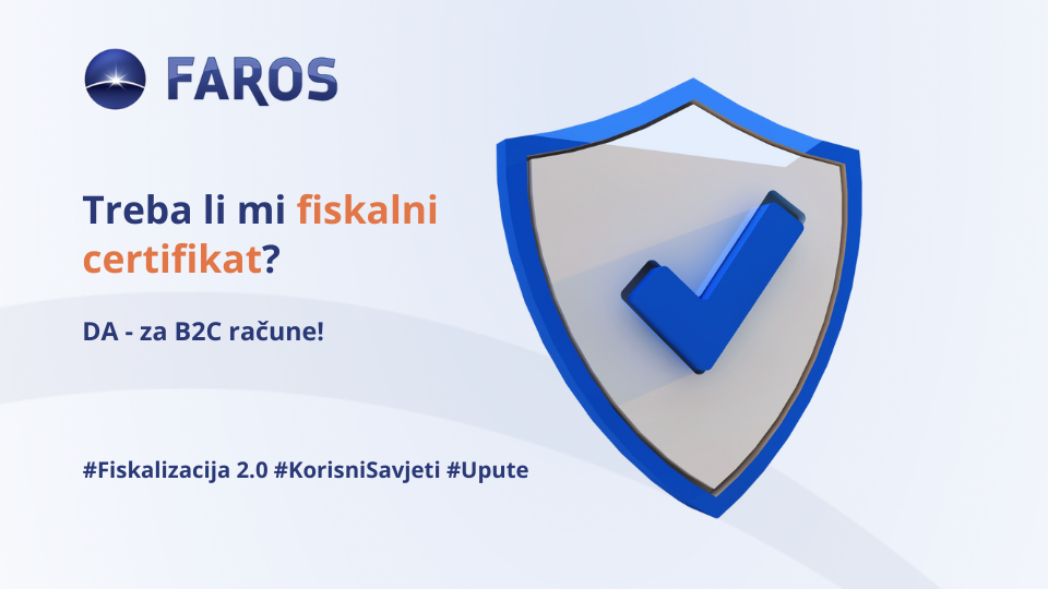 FINA Digitalni certifikat za fiskalizaciju - FISKAL